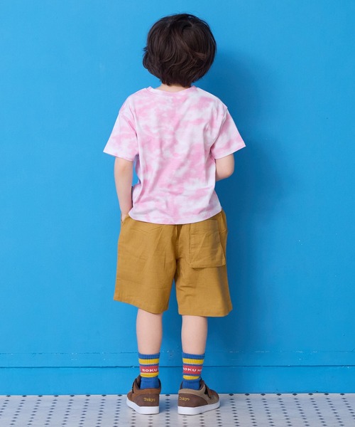 LSP WOW(エルエスピーワオ)の「【LSP WOW!】タイダイプリントTee(Tシャツ/カットソー・キッズ・ブルー/ピンク系その他/ピンク/ベージュ系その他/ベージュ/ブルー系その他・80/90/100/110/120/130)」の10枚目の写真