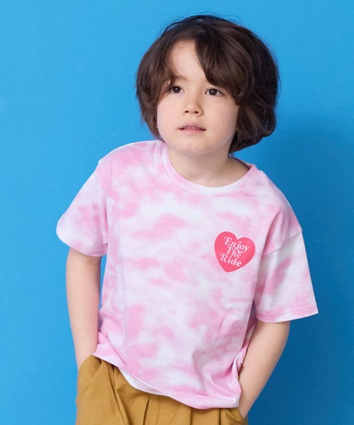LSP WOW(エルエスピーワオ)の「【LSP WOW!】タイダイプリントTee(Tシャツ/カットソー・キッズ・ブルー/ピンク系その他/ピンク/ベージュ系その他/ベージュ/ブルー系その他・80/90/100/110/120/130)」の8枚目の写真