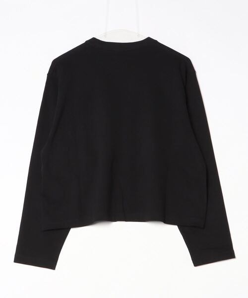 POLO RALPH LAUREN(ポロ ラルフ ローレン)の「クロップド コットン ジャージー ロングスリーブ Tシャツ(Tシャツ/カットソー・レディース・ブラック系1・S/XL/M/L)」の7枚目の写真