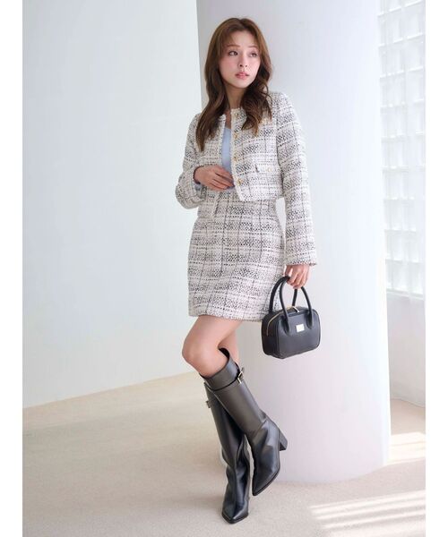 MERCURYDUO（マーキュリーデュオ）の「マイクロバッグ付きミニバッグ（ハンドバッグ・レディース・アイボリー/ブラック・FREE）」の16枚目の写真