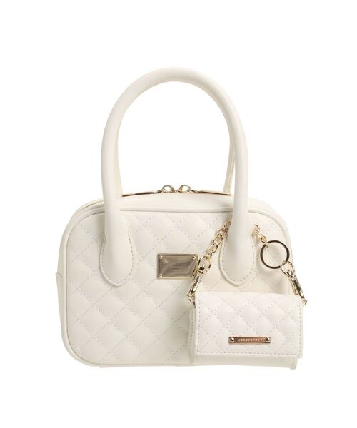 MERCURYDUO（マーキュリーデュオ）の「マイクロバッグ付きミニバッグ（ハンドバッグ・レディース・アイボリー/ブラック・FREE）」の4枚目の写真