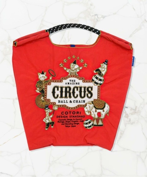 Ball&Chain]shopping bag-COTORI DESIGN STANDARD-CIRCUS(M