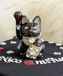 utatane（ウタタネ）の「招き猫 ニコアンティーク×ご縁猫 ねこ球左衛門 手ぬぐい 2点セット（インテリア雑貨）」