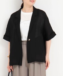 MICO COULIER | 光沢エアリーテーラードジャケット(テーラードジャケット)