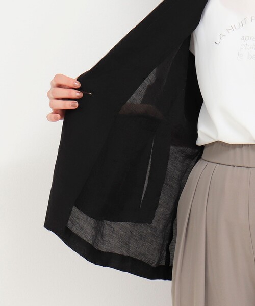 光沢エアリーテーラードジャケット（テーラードジャケット）｜MICO