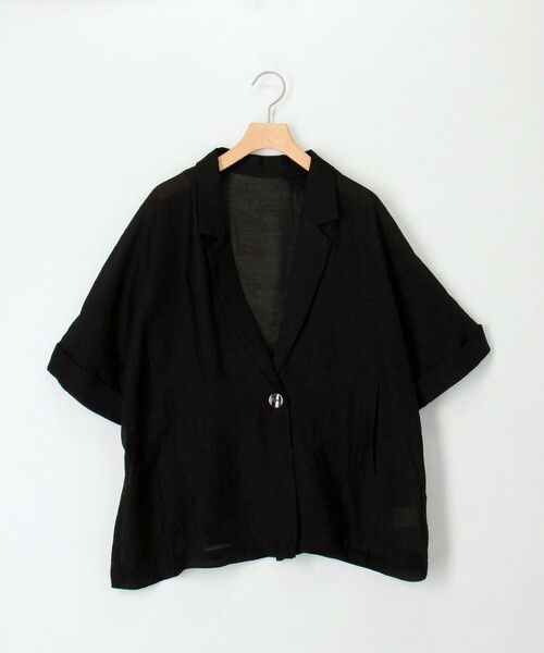 光沢エアリーテーラードジャケット　NOLLEY'S 　ノーリーズ NOLLEY'S｜光沢エアリーテーラードジャケット | Rakuten Fashion