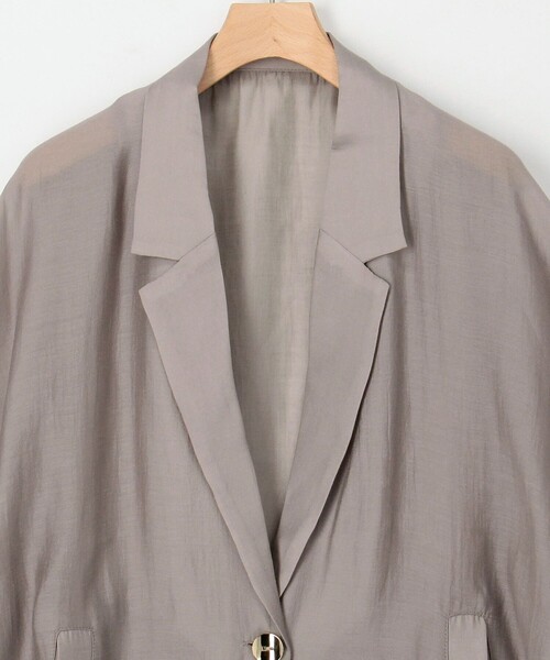 光沢エアリーテーラードジャケット（テーラードジャケット）｜MICO