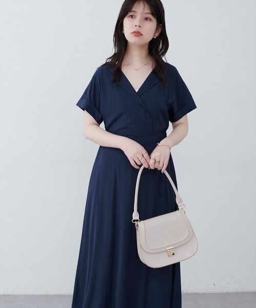 セール】【WEB限定】トライアングルカラーワンピース（ワンピース