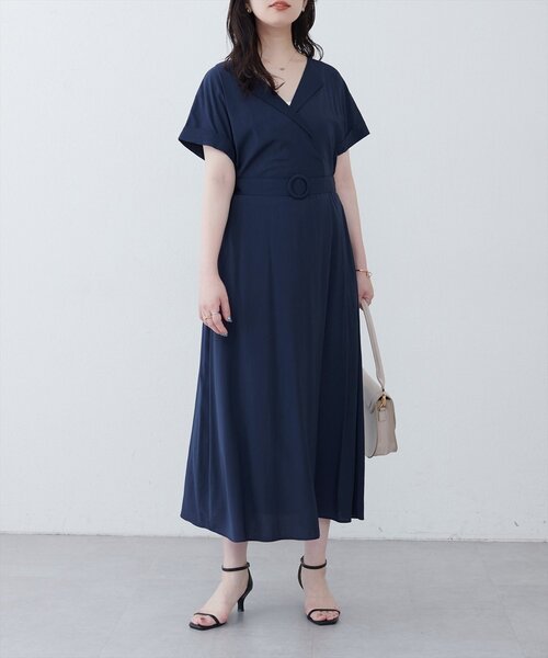 トライアングルワンピース セール】【WEB限定】トライアングルカラーワンピース（ワンピース