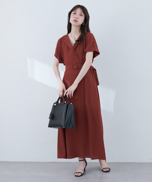 トライアングルワンピース セール】【WEB限定】トライアングルカラーワンピース（ワンピース