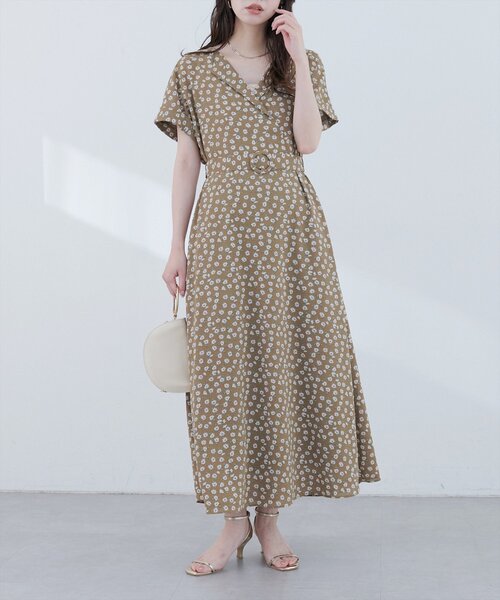 セール】【WEB限定】トライアングルカラーワンピース（ワンピース