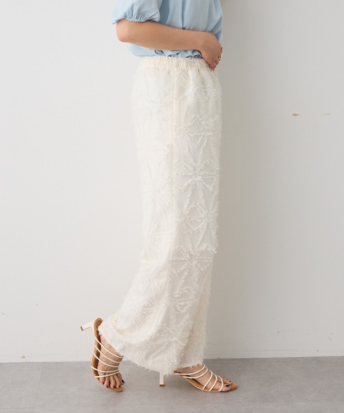 CRAFT STANDARD BOUTIQUE(クラフトスタンダードブティック)の「カットジャガードパンツ◆(その他パンツ・レディース・ブラウン/オフホワイト・FREE)」の19枚目の写真