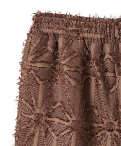 CRAFT STANDARD BOUTIQUE(クラフトスタンダードブティック)の「カットジャガードパンツ◆(その他パンツ・レディース・ブラウン/オフホワイト・FREE)」の8枚目の写真