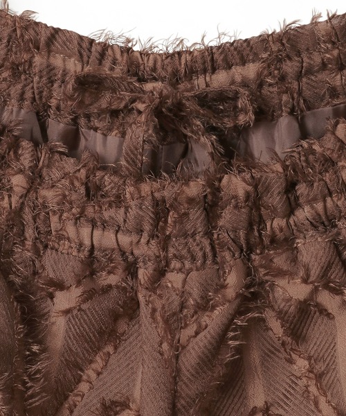 CRAFT STANDARD BOUTIQUE(クラフトスタンダードブティック)の「カットジャガードパンツ◆(その他パンツ・レディース・ブラウン/オフホワイト・FREE)」の6枚目の写真