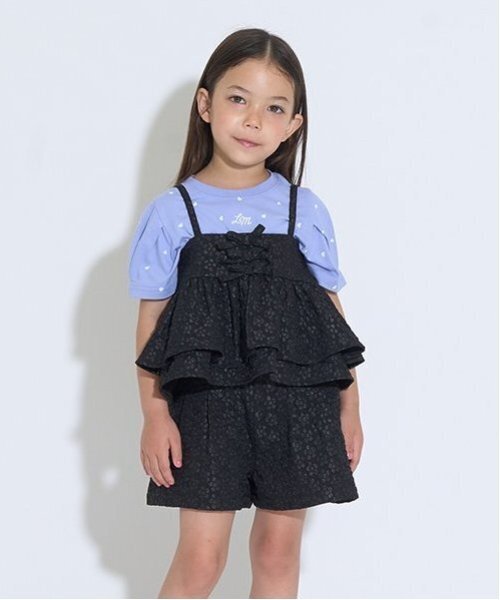 Lycee mine（リセマイン）の「【セットアップ】キャミ＆ショートパンツセット（セットアップ・キッズ・ベージュ/クリーム/ミント/ブラック・150cm/120cm/140cm/100cm/110cm/130cm）」の17枚目の写真