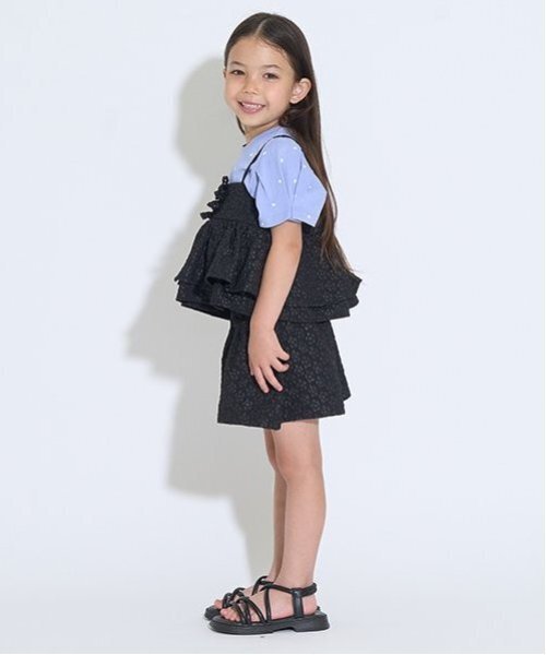 Lycee mine（リセマイン）の「【セットアップ】キャミ＆ショートパンツセット（セットアップ・キッズ・ベージュ/クリーム/ミント/ブラック・150cm/120cm/140cm/100cm/110cm/130cm）」の18枚目の写真