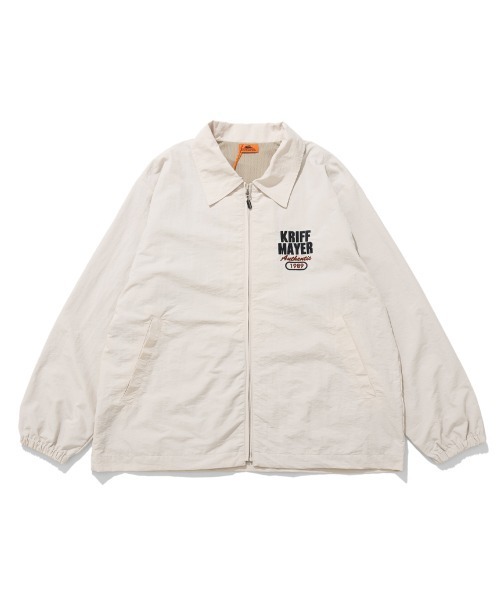 KRIFF MAYER(クリフメイヤー)の「クリフラビット刺繍コーチJK(ブルゾン・メンズ・ナチュラル/ブラック/イエロー・MEDIUM/LARGE/X-LARGE)」の6枚目の写真