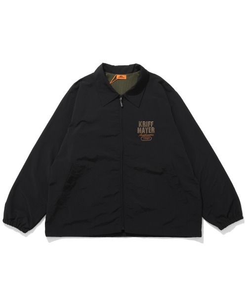 KRIFF MAYER(クリフメイヤー)の「クリフラビット刺繍コーチJK(ブルゾン・メンズ・ナチュラル/ブラック/イエロー・MEDIUM/LARGE/X-LARGE)」の8枚目の写真