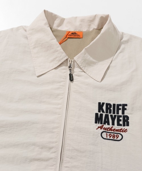 KRIFF MAYER(クリフメイヤー)の「クリフラビット刺繍コーチJK(ブルゾン・メンズ・ナチュラル/ブラック/イエロー・MEDIUM/LARGE/X-LARGE)」の14枚目の写真