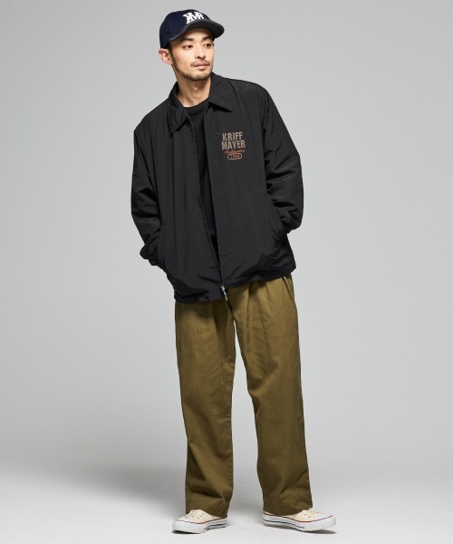 KRIFF MAYER(クリフメイヤー)の「クリフラビット刺繍コーチJK(ブルゾン・メンズ・ナチュラル/ブラック/イエロー・MEDIUM/LARGE/X-LARGE)」の19枚目の写真