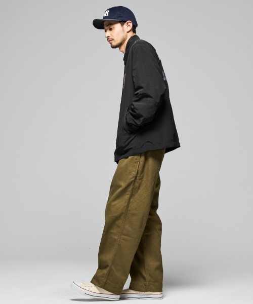 KRIFF MAYER(クリフメイヤー)の「クリフラビット刺繍コーチJK(ブルゾン・メンズ・ナチュラル/ブラック/イエロー・MEDIUM/LARGE/X-LARGE)」の20枚目の写真