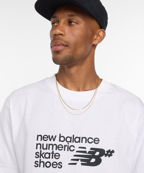 NEW BALANCE(ニューバランス)の「Numeric スタックド グラフィック T-Shirt(Tシャツ/カットソー・メンズ・インディゴブルー/ホワイト/ブラック・XX-LARGE/X-LARGE/LARGE/MEDIUM/SMALL)」の22枚目の写真