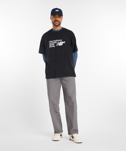 NEW BALANCE(ニューバランス)の「Numeric スタックド グラフィック T-Shirt(Tシャツ/カットソー・メンズ・インディゴブルー/ホワイト/ブラック・XX-LARGE/X-LARGE/LARGE/MEDIUM/SMALL)」の18枚目の写真