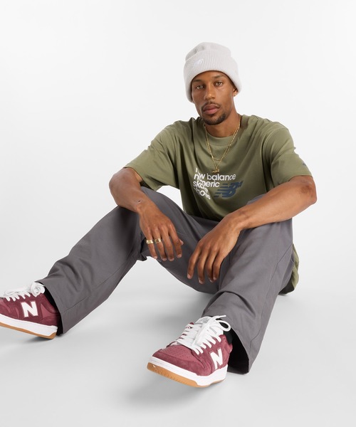 NEW BALANCE(ニューバランス)の「Numeric スタックド グラフィック T-Shirt(Tシャツ/カットソー・メンズ・インディゴブルー/ホワイト/ブラック・XX-LARGE/X-LARGE/LARGE/MEDIUM/SMALL)」の10枚目の写真