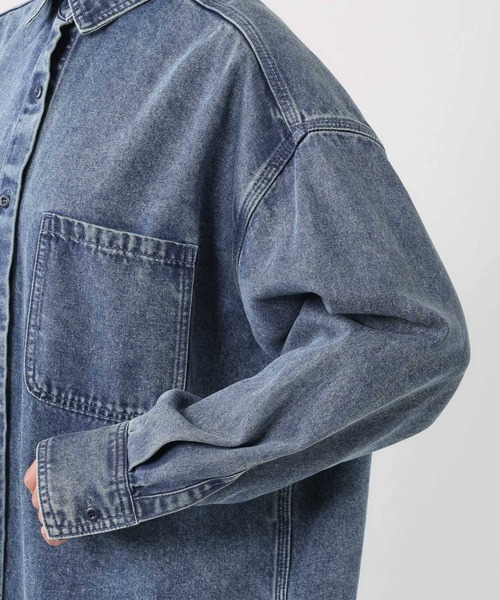 セール】BARNYARDSTORM / ルーズシルエットデニムシャツ（デニム