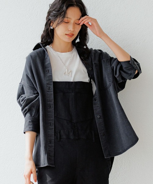 セール】BARNYARDSTORM / ルーズシルエットデニムシャツ（デニム