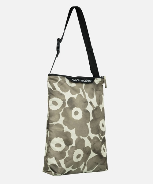 marimekko（マリメッコ）の「Unikko / Neat Crossbody  M shoulder bag（ショルダーバッグ・レディース・ベージュ/ダークブルー・FREE）」の6枚目の写真