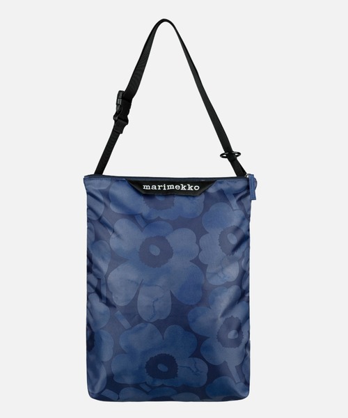 marimekko（マリメッコ）の「Unikko / Neat Crossbody  M shoulder bag（ショルダーバッグ・レディース・ベージュ/ダークブルー・FREE）」の7枚目の写真