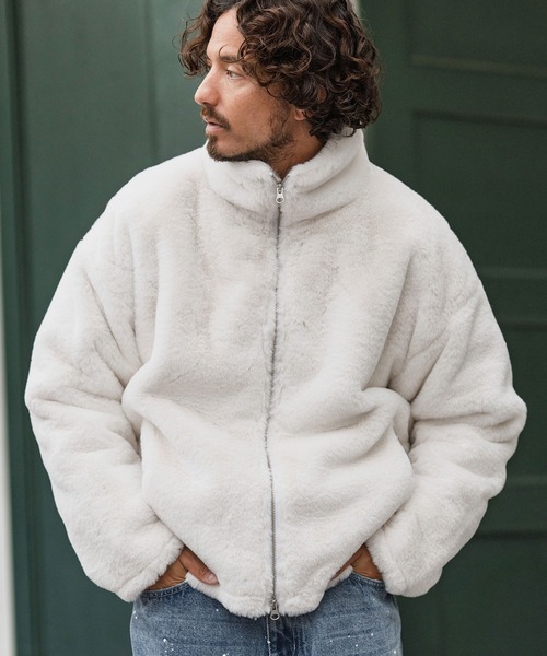 シェリエ ブルゾン セール】【ag】〔GERRY/ジェリー〕ナイロン切替 総裏 フリース