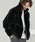 CAMBIOiJrIj́umj10875-Fur High Neck Short Blouson t@[u]iu]jvbubN