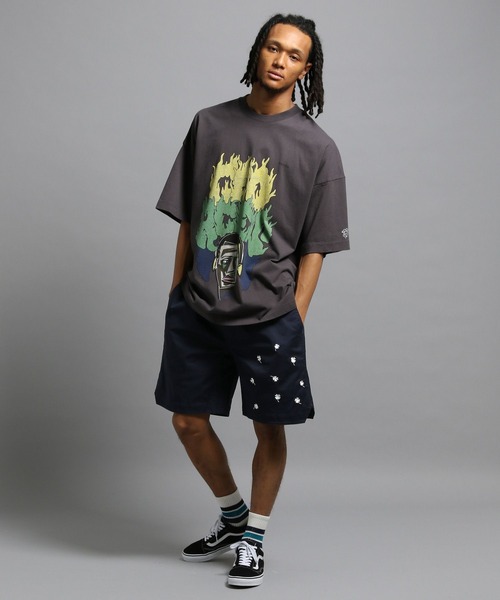GEORGE'S(ジョージズ)の「エンブロイダリーショートパンツ(その他パンツ・メンズ・ネイビー/チャコールグレー/モカ・LARGE/MEDIUM)」の22枚目の写真