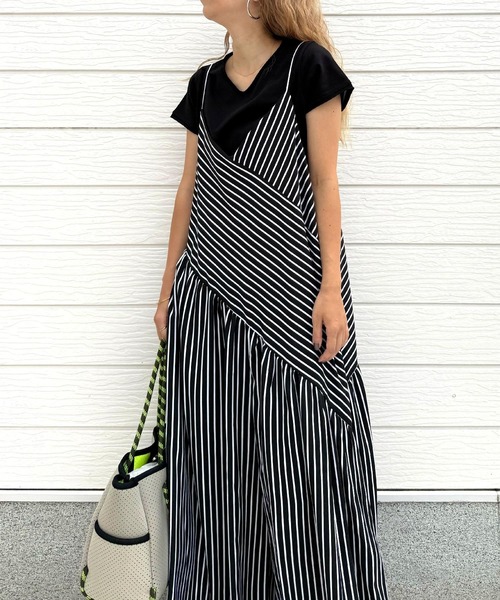 未使用♪ 『otona MUSE』コラボ♪ワイドサロペット otostyle】キャミソールワイドサロペット | ONE-PIECE | 元町