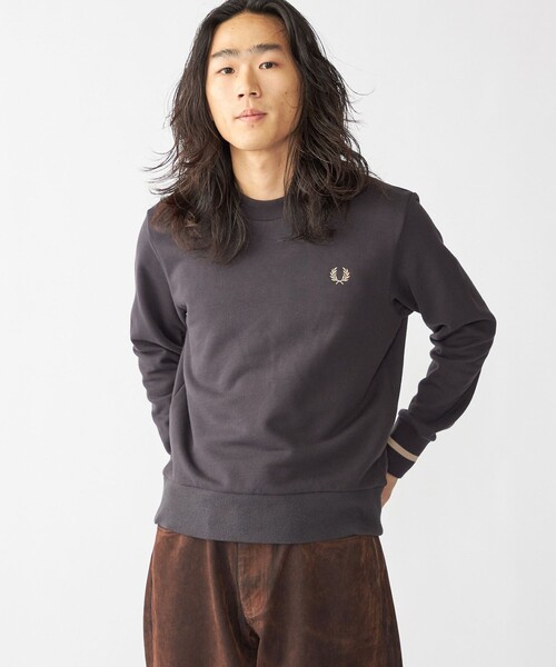 SHIPS別注】FRED PERRY: シングル ティップ スウェットシャツ（T