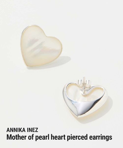 ANNIKA INEZ アニカイネズ　スモールハートピアス ANNIKA INEZ】HEART HOOPS スモールピアス | goldandbouncy
