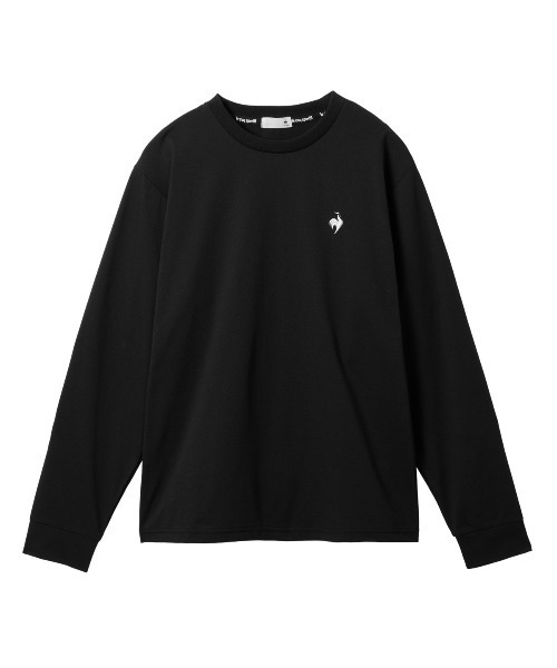 le coq sportif(ルコックスポルティフ)の「【ルコックスポルティフ】吸汗速乾/ストレッチ/UVカット/遮熱ヘランカ 長袖Tシャツ(Tシャツ/カットソー・レディース・ブラック/ホワイト/ブルー・S/M/L/XL)」の1枚目の写真