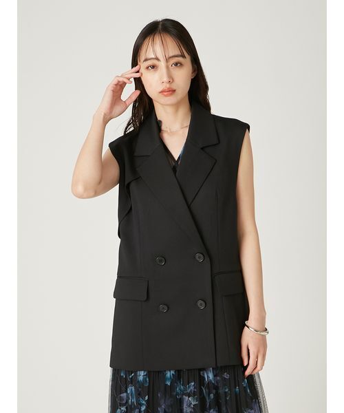 FRAY I.D（フレイアイディー）の「トレンチライクジレ（トレンチコート・レディース・ベージュ/チェック/ブラック・0/1）」の18枚目の写真