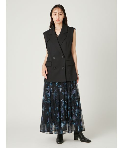 FRAY I.D（フレイアイディー）の「トレンチライクジレ（トレンチコート・レディース・ベージュ/チェック/ブラック・0/1）」の19枚目の写真