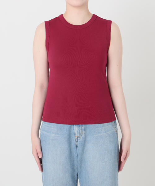 IENA（イエナ）の「FLORE FLORE/フローレフローレ ESME TANK タンクトップ（タンクトップ・レディース・アイボリー/ブラック/バーガンディー/ベージュ・FREE）」の18枚目の写真