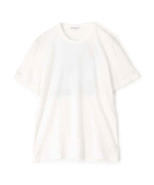 JAMES PERSE（ジェームスパース）の「チェッカーパームツリーグラフィック Tシャツ MLJ3311PLS（Tシャツ/カットソー・メンズ・チャコールグレー/ライトピンク/ホワイト・0/3/2/1）」の2枚目の写真