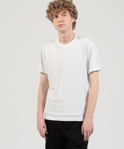 JAMES PERSE（ジェームスパース）の「チェッカーパームツリーグラフィック Tシャツ MLJ3311PLS（Tシャツ/カットソー・メンズ・チャコールグレー/ライトピンク/ホワイト・0/3/2/1）」の4枚目の写真