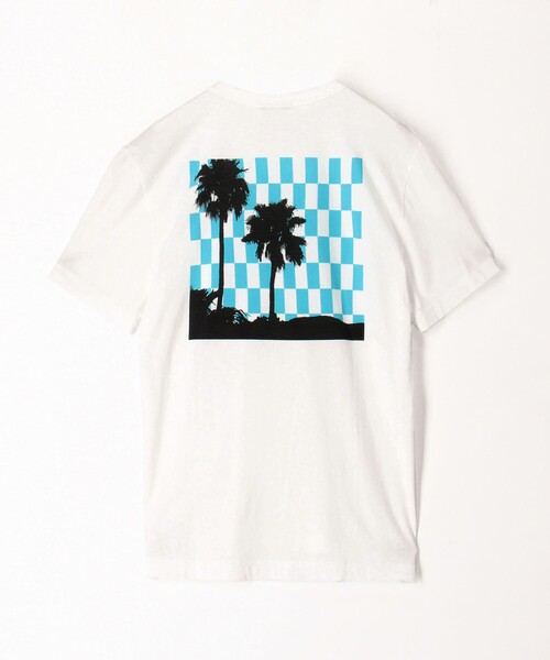 JAMES PERSE（ジェームスパース）の「チェッカーパームツリーグラフィック Tシャツ MLJ3311PLS（Tシャツ/カットソー・メンズ・チャコールグレー/ライトピンク/ホワイト・0/3/2/1）」の14枚目の写真