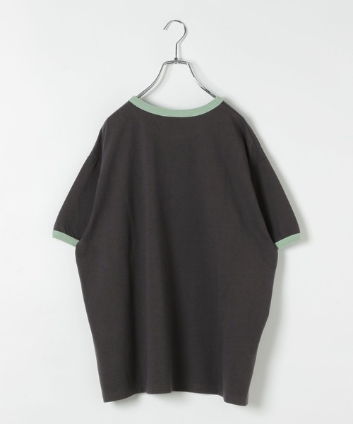 LEPSIM（レプシィム）の「【Disney】MICKEYリンガーT　580962（Tシャツ/カットソー・レディース・杢グレー/チャコールグレー・FREE）」の3枚目の写真