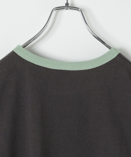 LEPSIM（レプシィム）の「【Disney】MICKEYリンガーT　580962（Tシャツ/カットソー・レディース・杢グレー/チャコールグレー・FREE）」の7枚目の写真