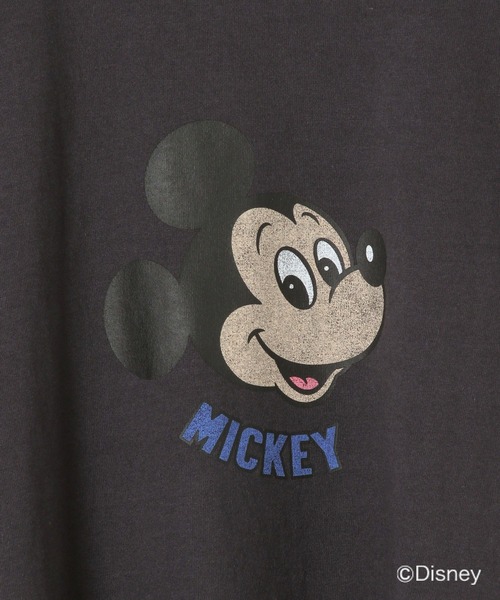 LEPSIM（レプシィム）の「【Disney】MICKEYリンガーT　580962（Tシャツ/カットソー・レディース・杢グレー/チャコールグレー・FREE）」の9枚目の写真