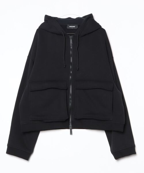 DSQUARED2(ディースクエアード)の「Icon Baloon Cargo Hoodie /0252(その他アウター・メンズ・ブラック/アーミー・M/S/L)」の1枚目の写真