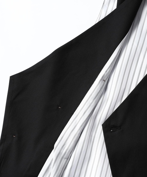 Cloudstyle（クラウドスタイル）の「【Cloudstyle】ダブルブレスト ノーカラー スーツベスト（スーツベスト・メンズ・グレー/ネイビー/ブラック・LARGE/X-LARGE/SMALL/MEDIUM）」の15枚目の写真